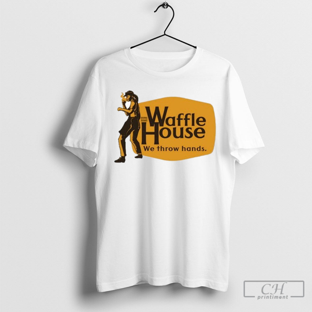 Official Waffle House We Throw Hands Cracker Barrel T Shirts