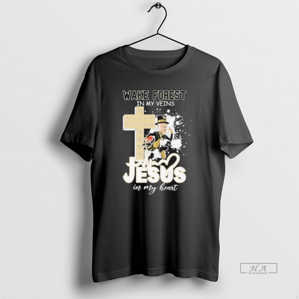 Official Wake Forest Demon Deacons In My Veins Jesus In My Heart