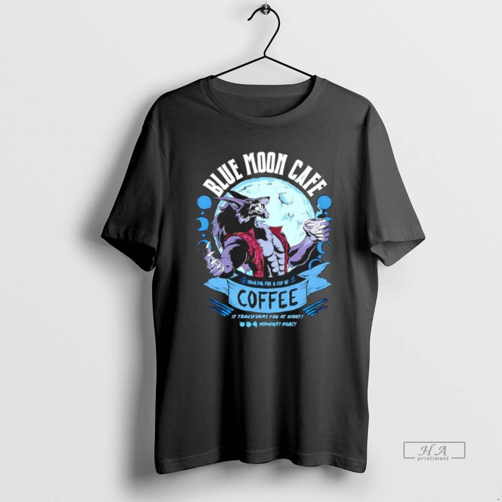 Official Wolf Blue Moon Cafe Coffee In Transforms You At Night
