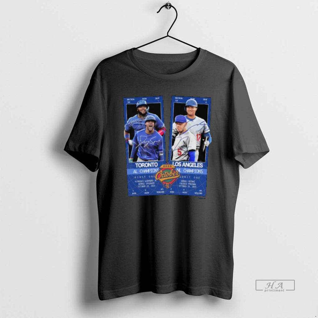 Official Ws Matchup Toronto Vs Los Angeles Al Champions October 2025 Long Sleve
