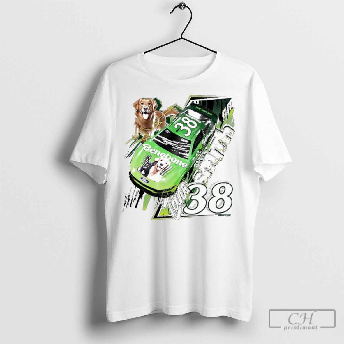 Official Zane Smith Row Motorsports Graphite Benebone Car T Shirts