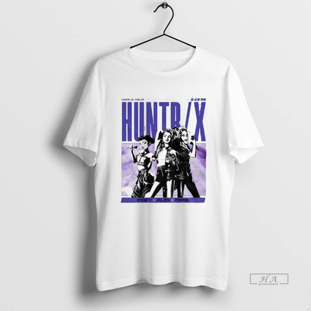 Official Zoey Rumi Mira World Tour Huntrix Kpop Demon Hunter Vintage