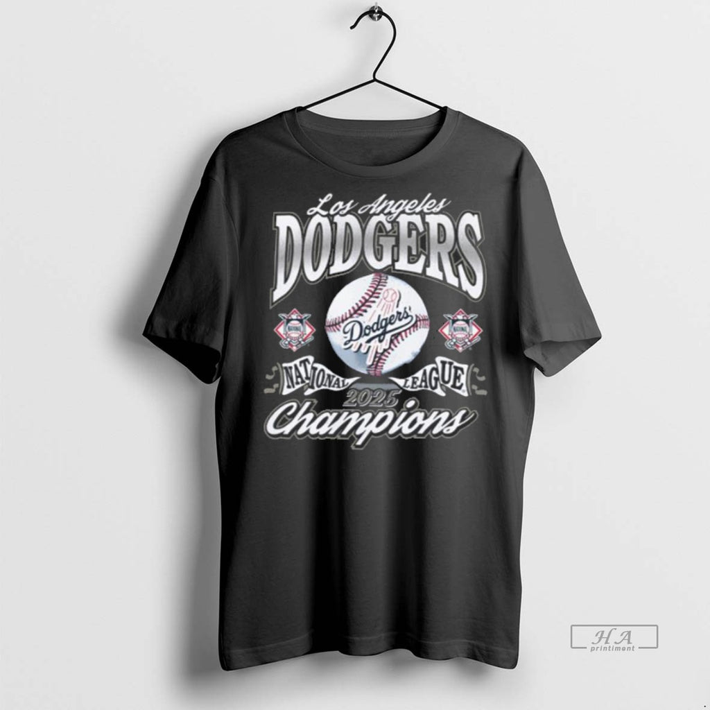 Official Los Angeles Dodgers 47 2025 National League Champions Shirt