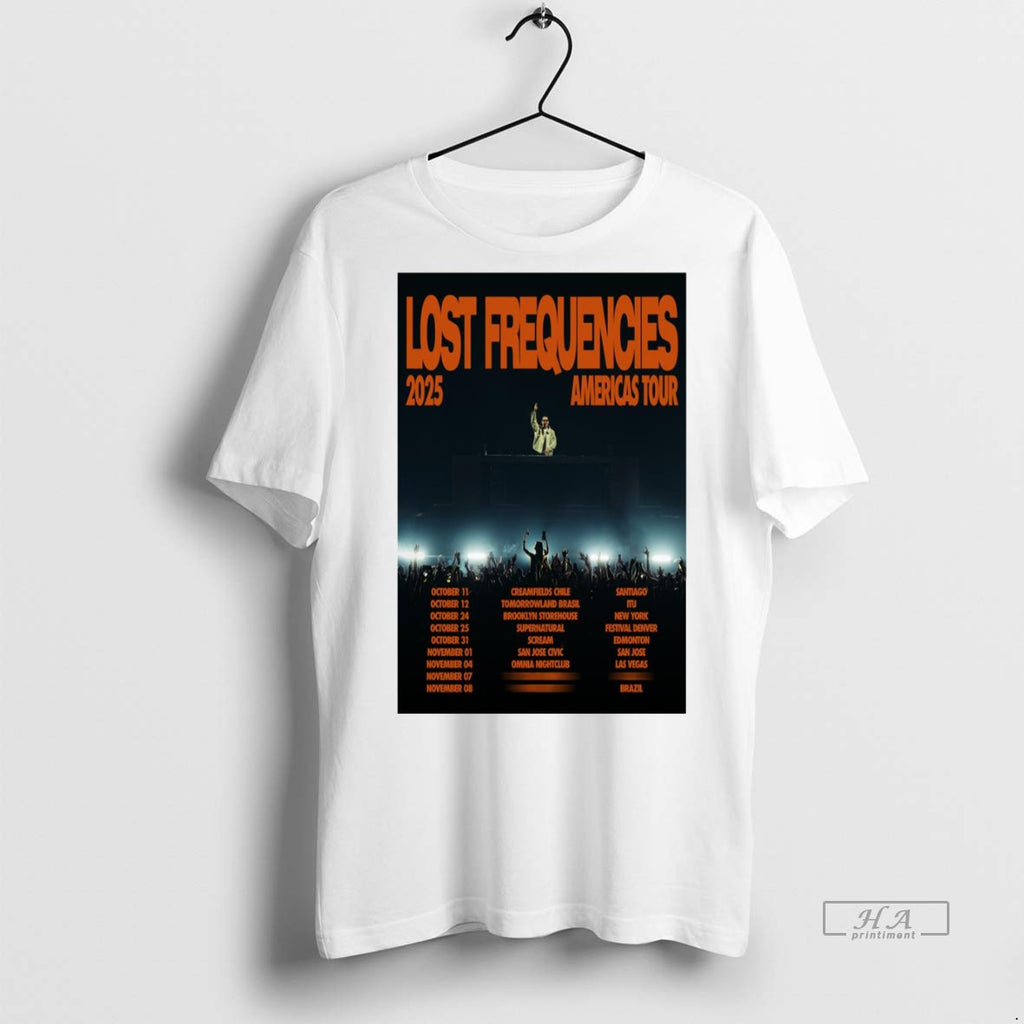 Official Lost Frequencies Americas Tour 2025 Shirt