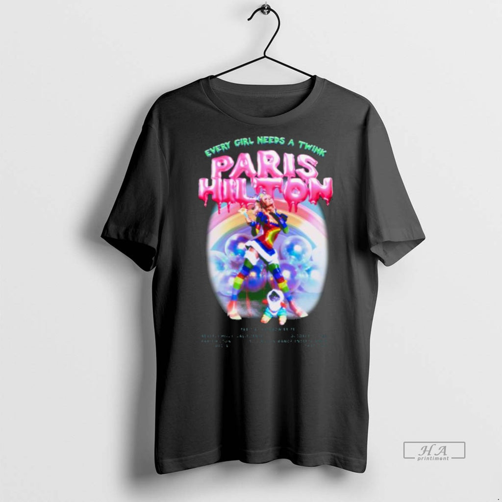 Official Paris Hilton Rainbow Brite Halloween Limited Edition Shirt