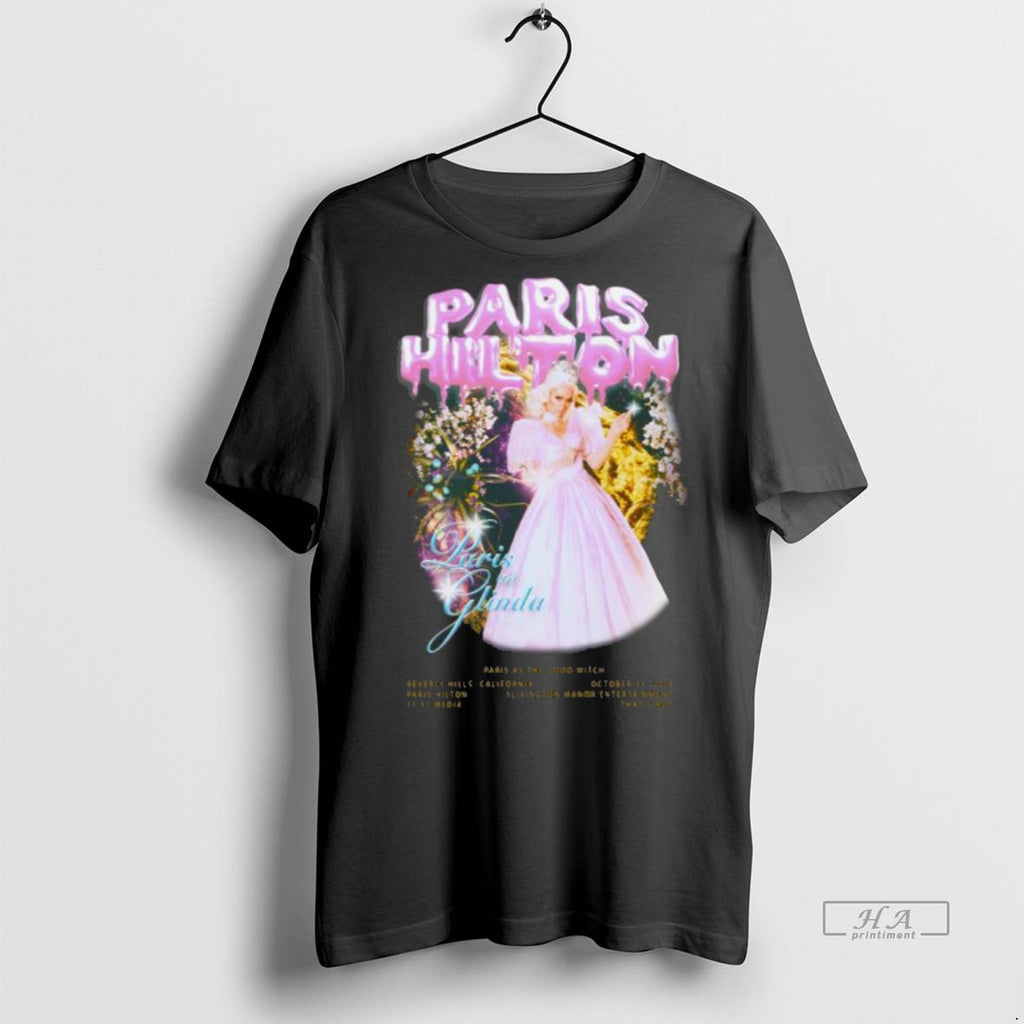 Official Paris Hilton Wicked Glinda Halloween Limited Edition Shirt