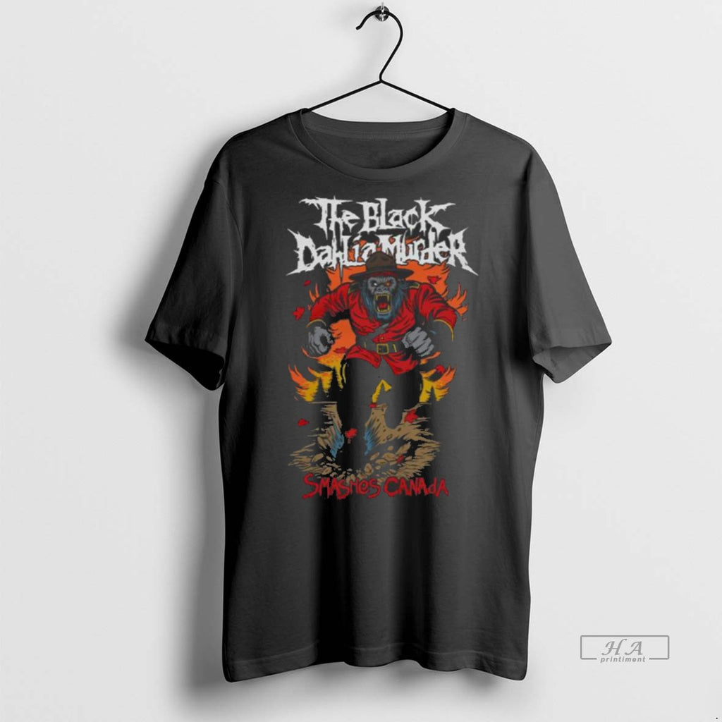 Official The Black Dahlia Murder Smashes Canada Limited Edition Shirt