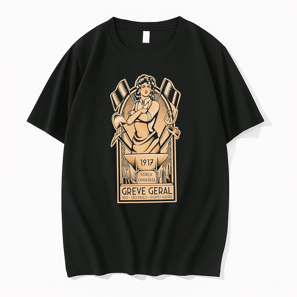 Officials 1917 Forca Operaria Greve Geral Rio Sao Paulo Porto Alegre Premium T Shirt