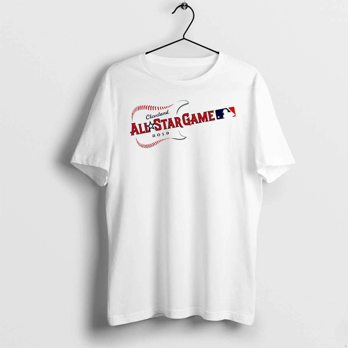 Officials 2019 Cleveland Mlb All Star Game Baseball Logo Tee Premium T Shirt