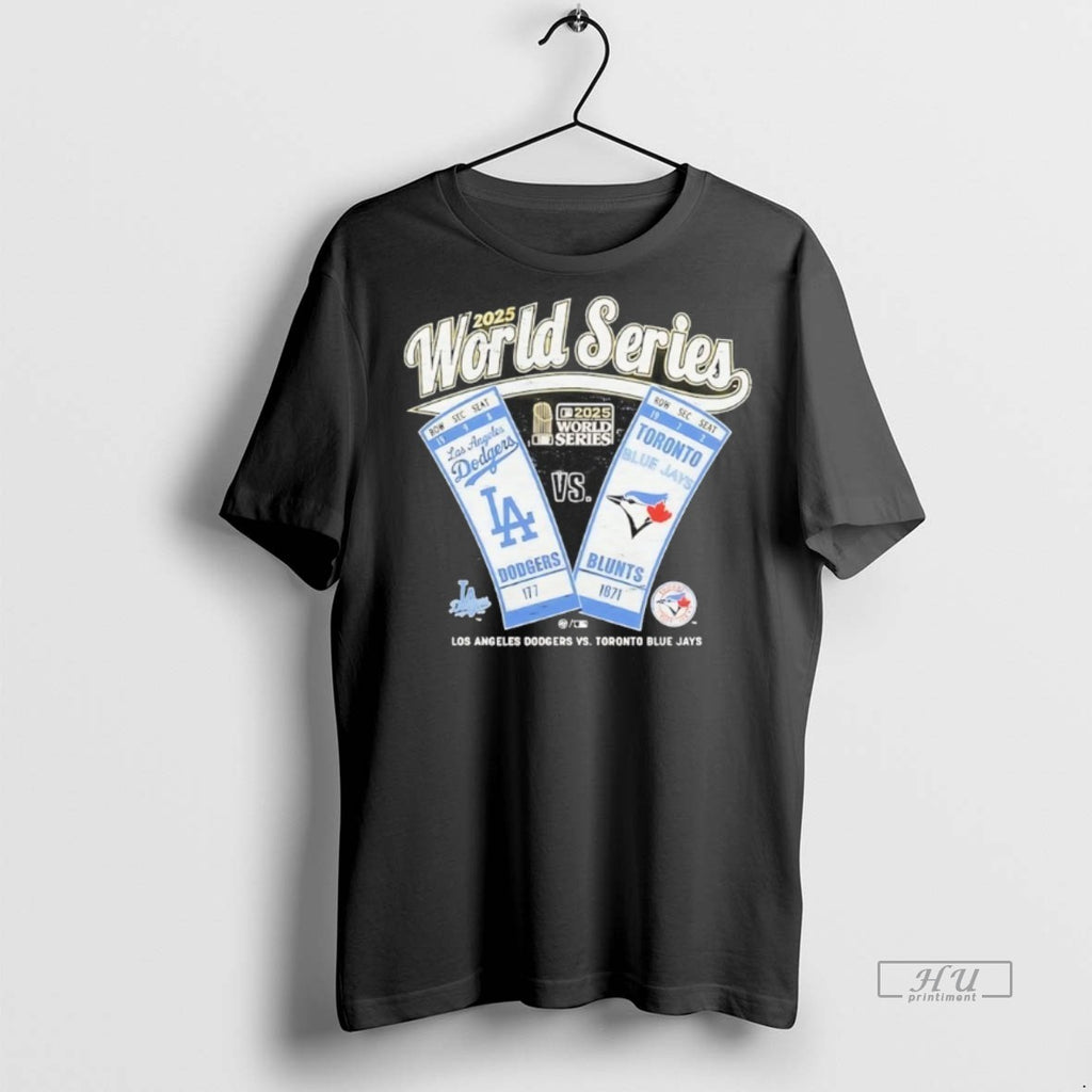 Officials 2025 World Series Los Angeles Dodgers Vs Toronto Blue Jays Graphic Tee Shirt Sweater