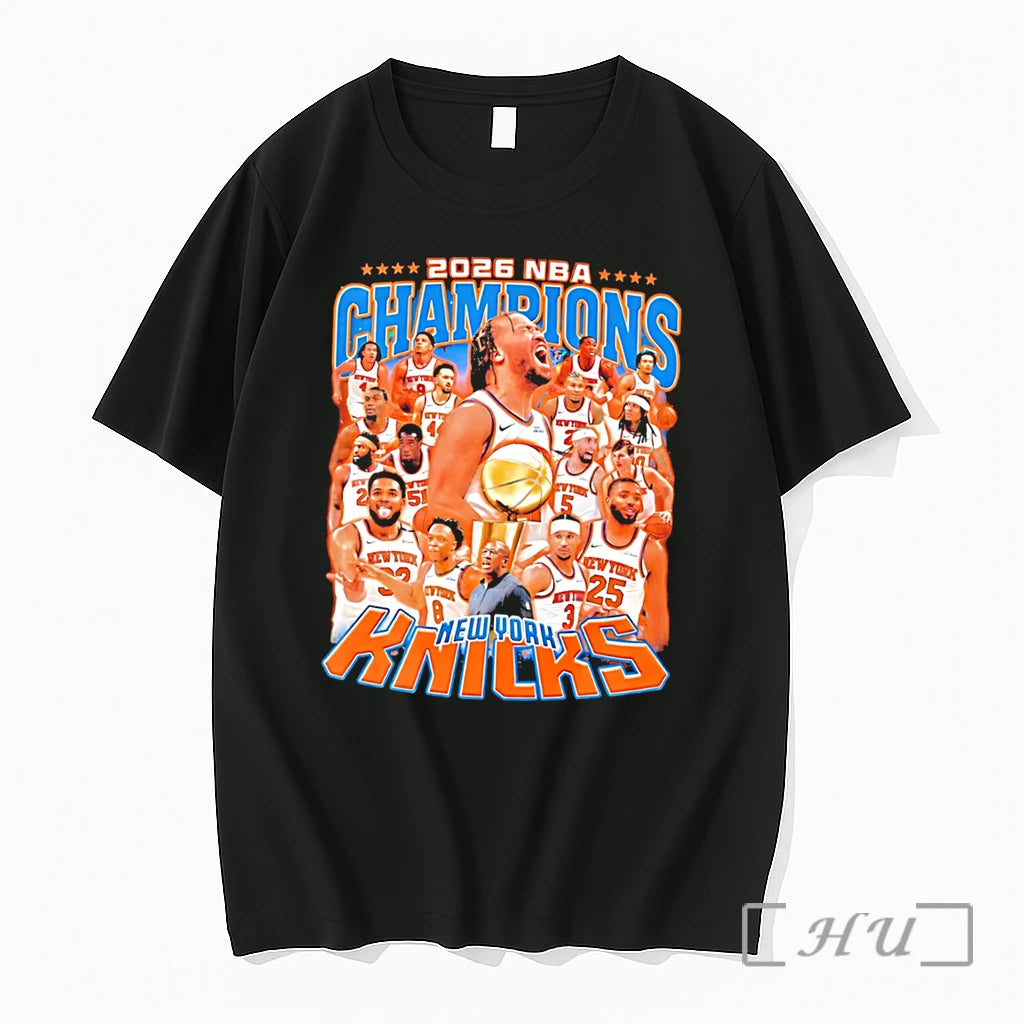 Officials 2026 Nba Champions New York Knicks Graphic Tee