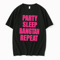 Officials 2026 Party Sleep Bangtan Repeat Tee Premium T Shirt