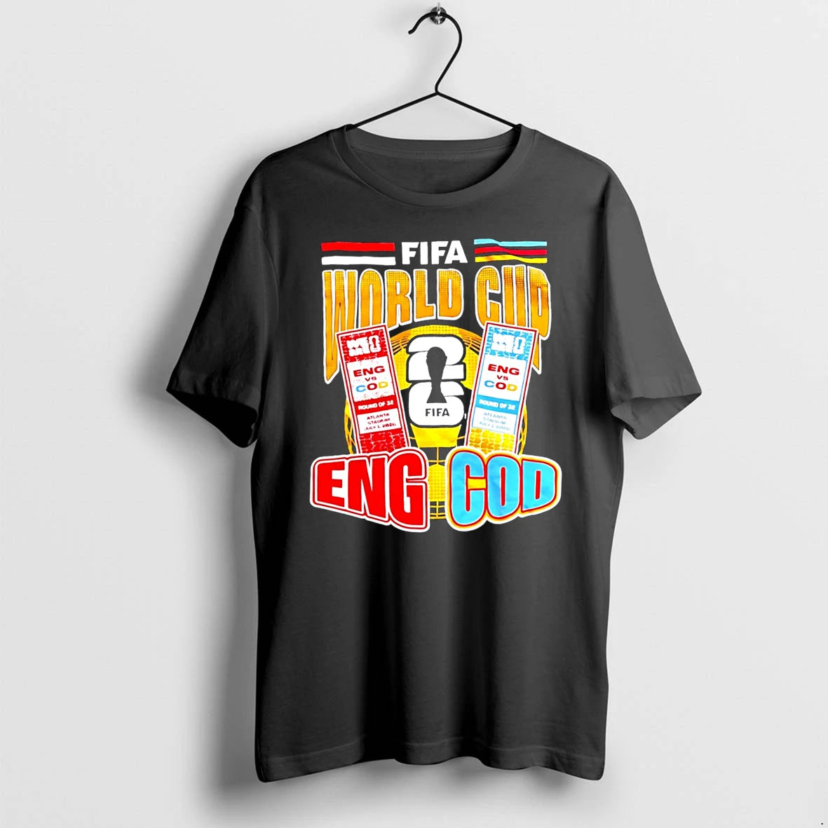 Officials 2026 World Cup Eng Vs Cod Match Day Tee Premium T Shirt