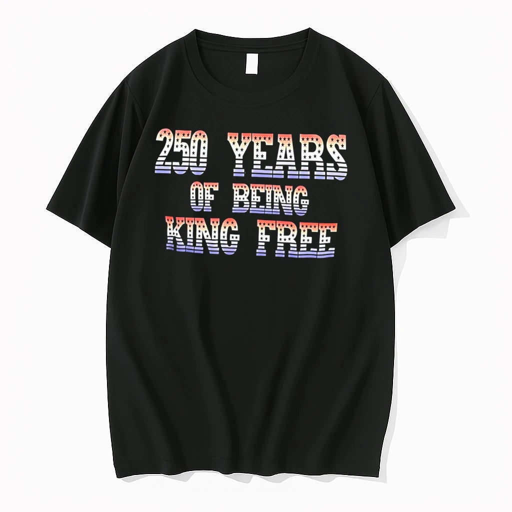 Officials 250 Years Of Being King Fire Tee Premium T Shirt
