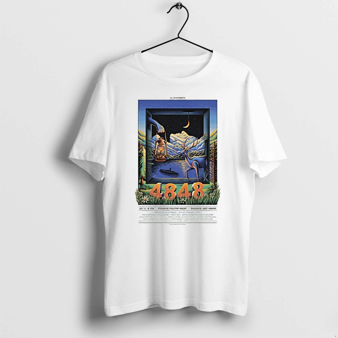 Officials 4848 Festival July 16 18 2026 Snowshoe Wv Premium T Shirt