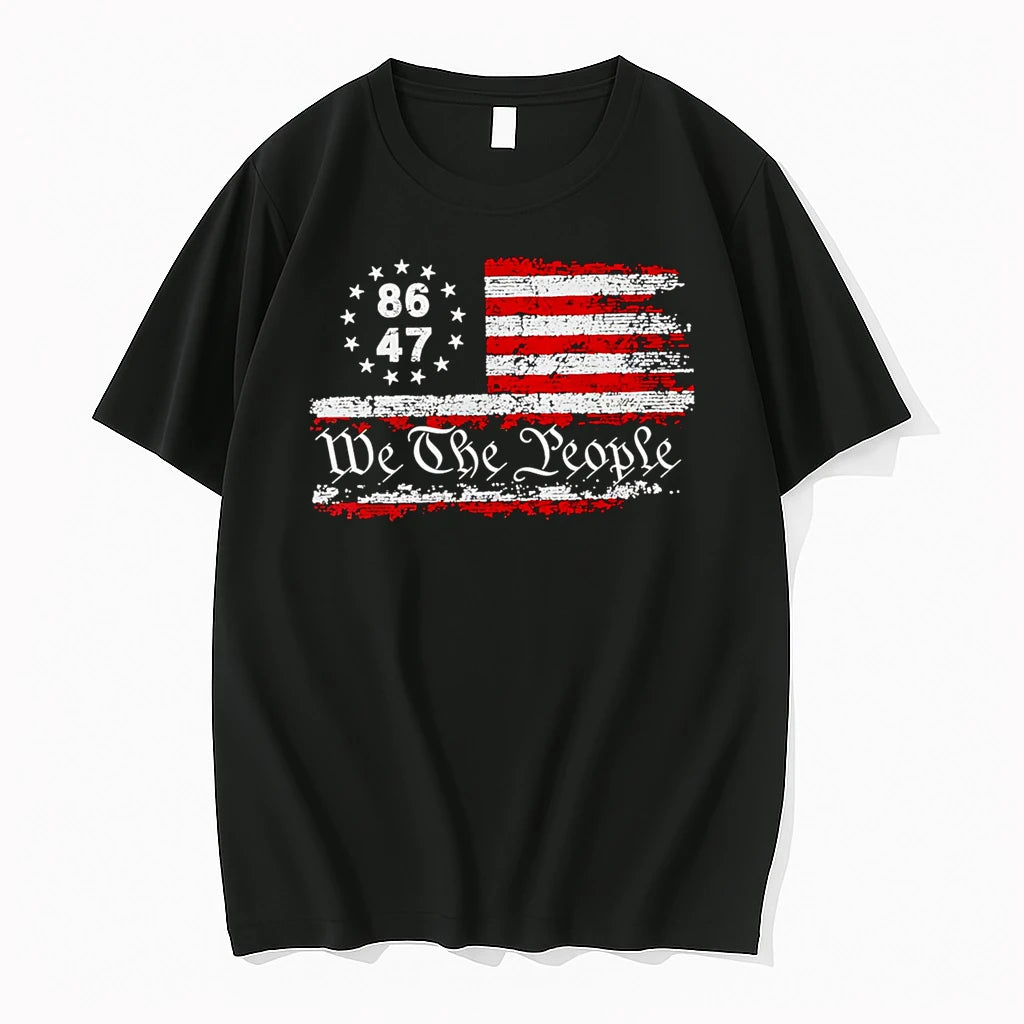 Officials 86 47 We The People Usa Flag Premium T Shirt