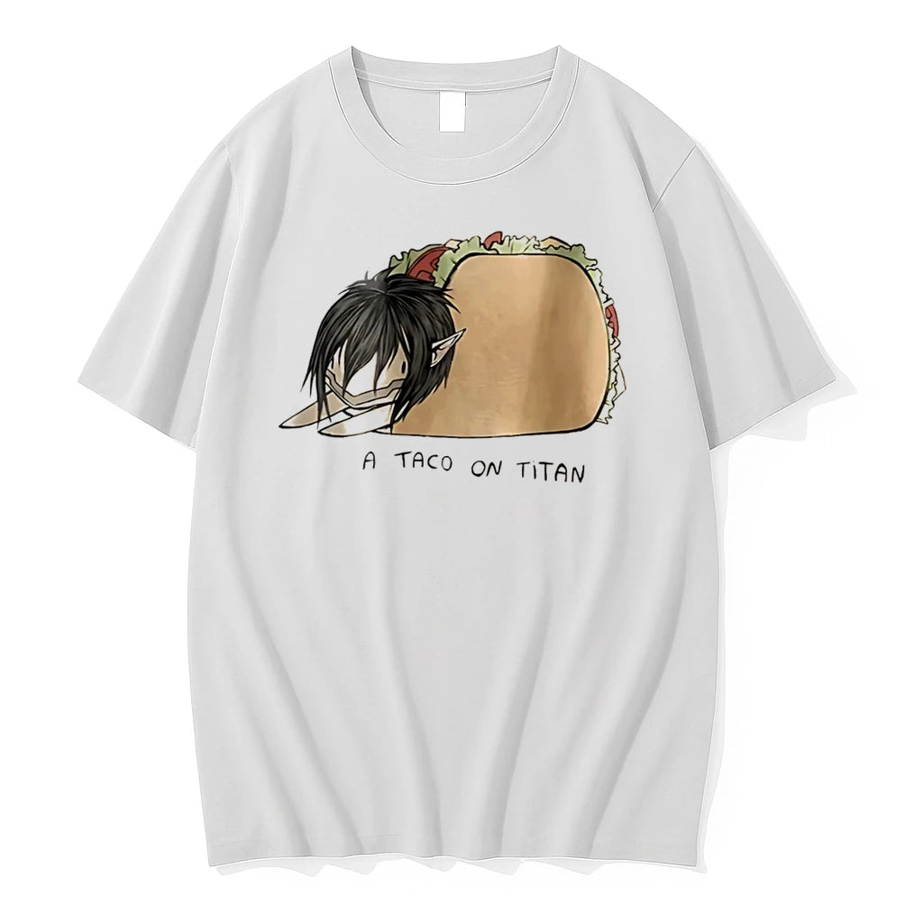 Officials A Taco On Titan Anime Tee Premium T Shirt