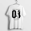 Officials Abhishek Sharma No 4 Signature Cricket Indian Cricketer Tee Premium T Shirt