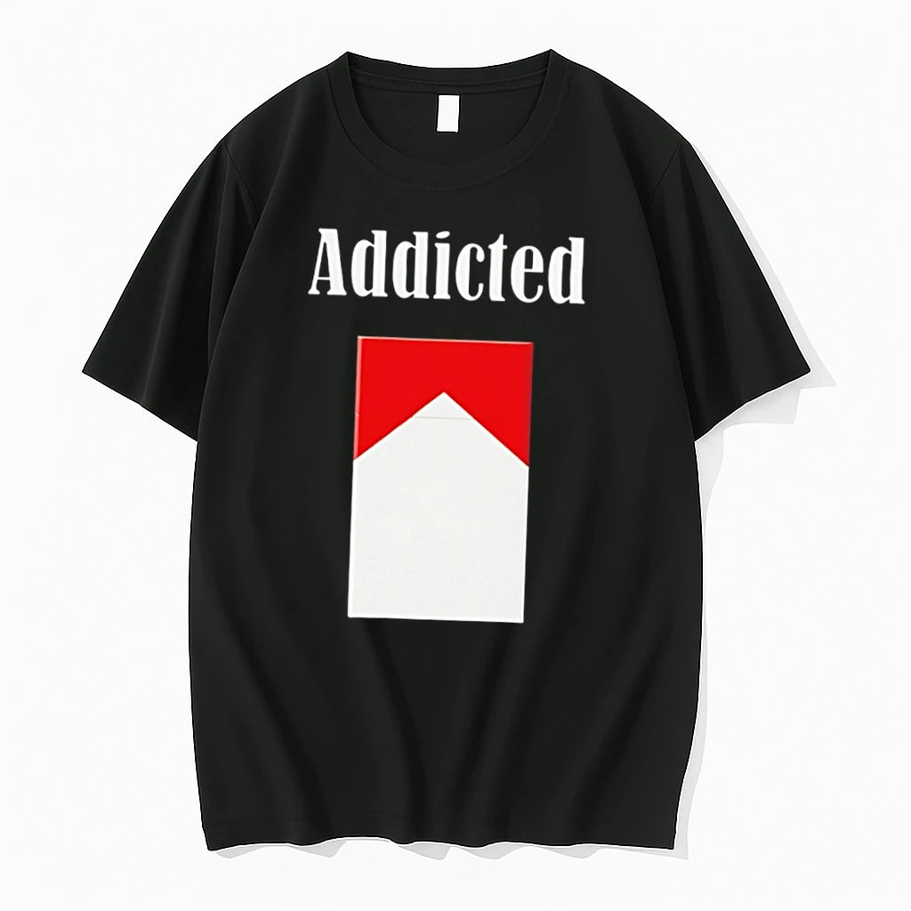 Officials Addicted Cigarette Pack Minimalist Marlboro Tee Premium T Shirt