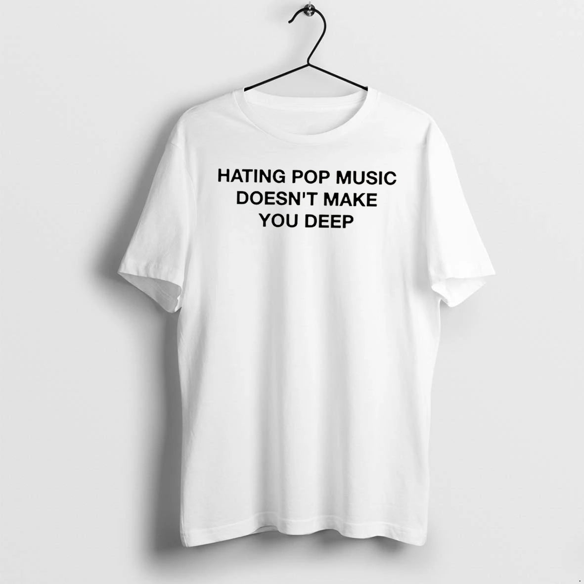 Officials Addison Rae Hating Pop Music Doesnt Make You Deep Tee Premium T Shirt