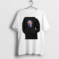 Officials Ahsoka Tano Star Wars Silhouette Profile With Lightsabers Galaxy Landscape Premium T Shirt