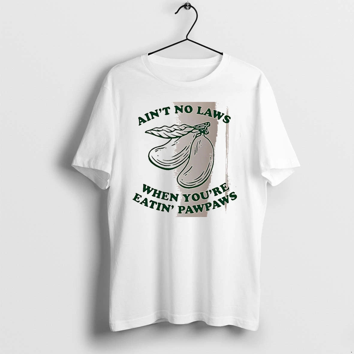Officials Aint No Laws When Youre Eatin Pawpaws Pawpaw Fruit White Premium T Shirt