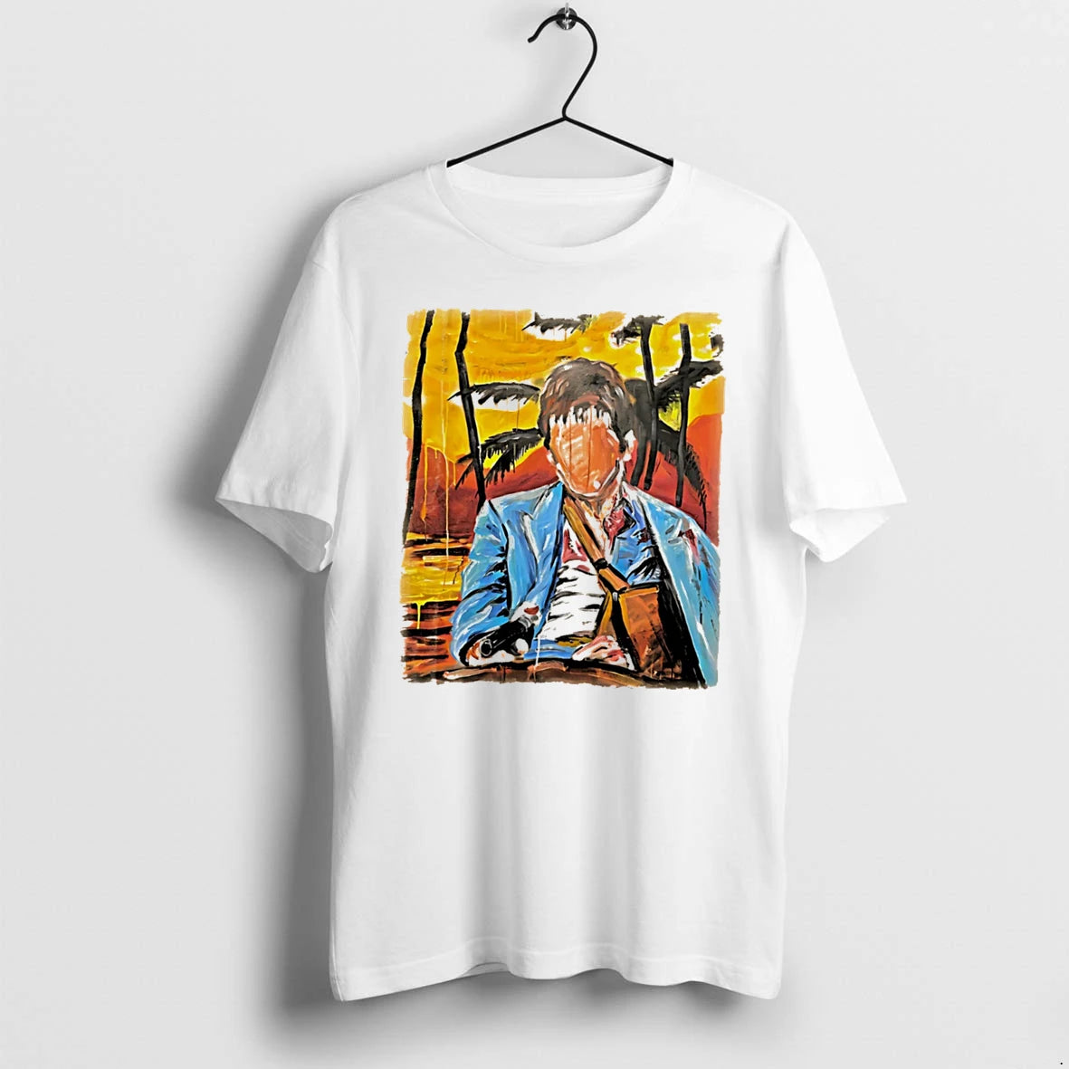 Officials Al Pacino As Tony Montana Scarface Vintage Tee Premium T Shirt