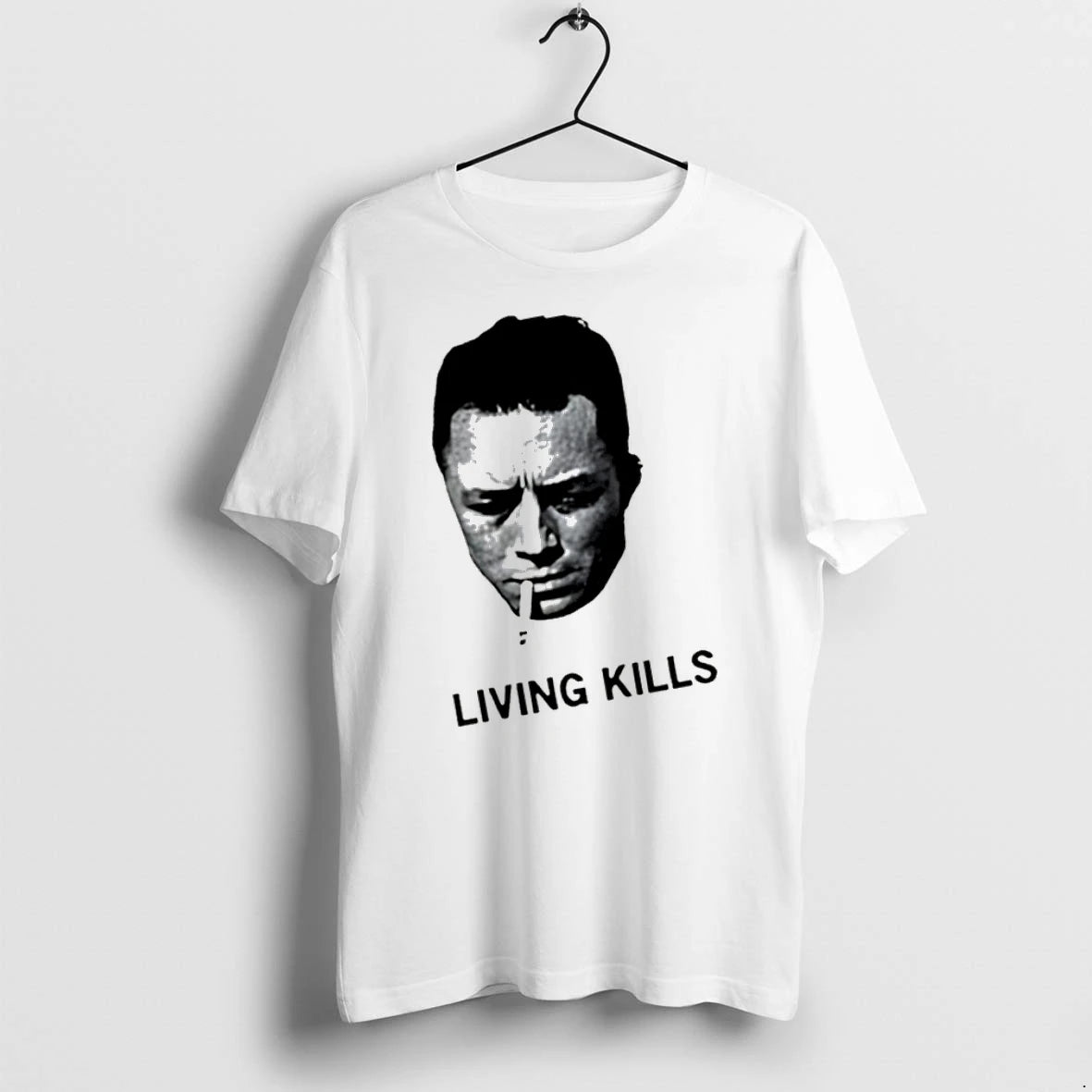 Officials Albert Camus Living Kills Smoking Premium T Shirt
