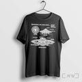 Officials Alien Research Ufo Classic Saucer Spec Sheet Project Et Studies Tee Premium T Shirts
