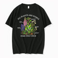 Officials All Plants Are Edible Some Only Once Botany Gardening Women Premium T Shirt