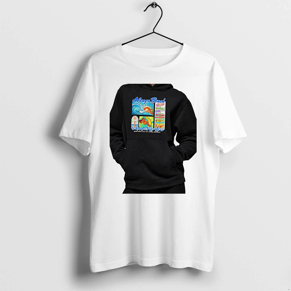 Officials Always Beach Dza Worldwide Waikiki Beach Premium T Shirt