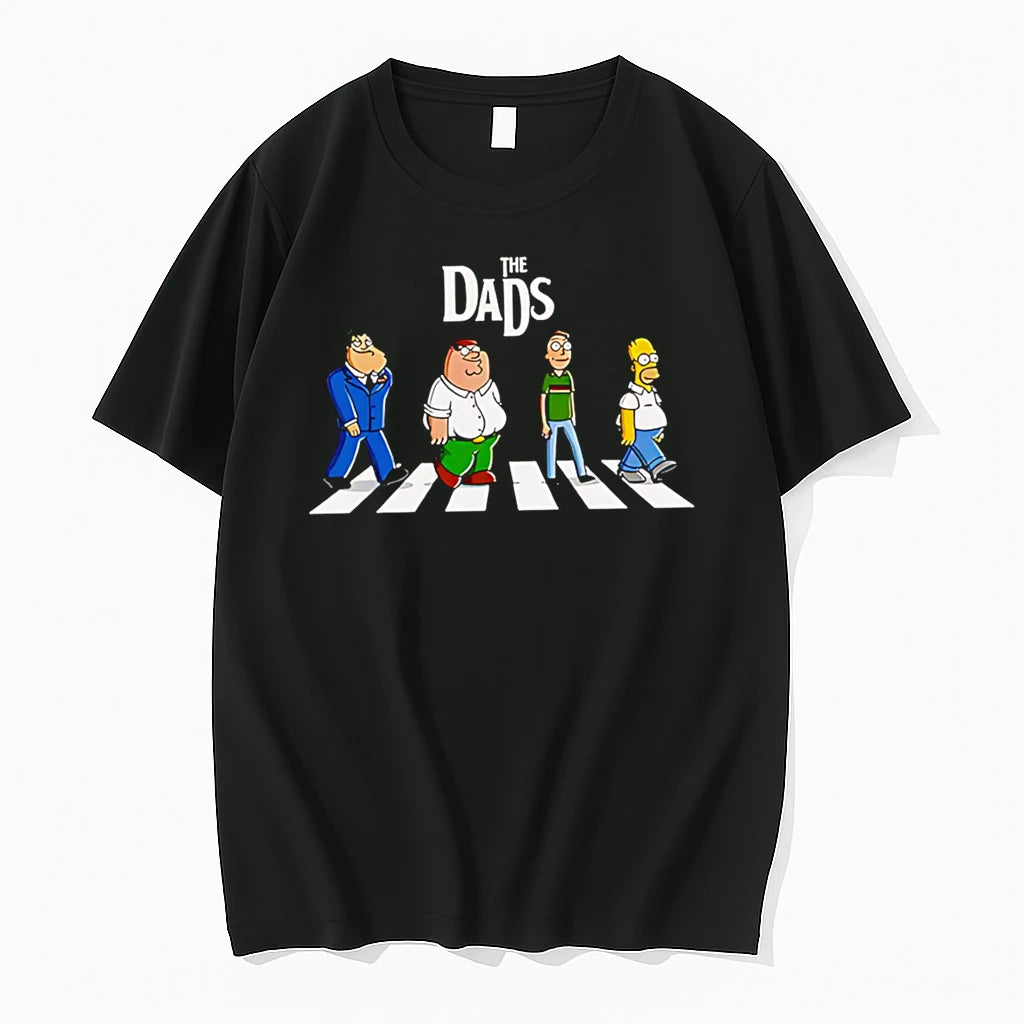 Officials American Dad The Dads Abbey Road Parody T Premium T Shirt