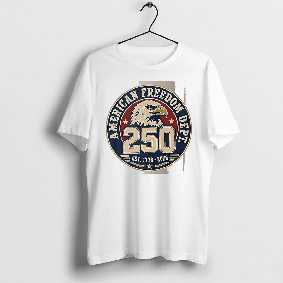 Officials American Freedom Dept 250 Est 1776 2026 Eagle Usa White Premium T Shirt
