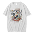 Officials Americas Backyard Farmers Club 250th Edition Rooster And Goat White Premium T Shirt