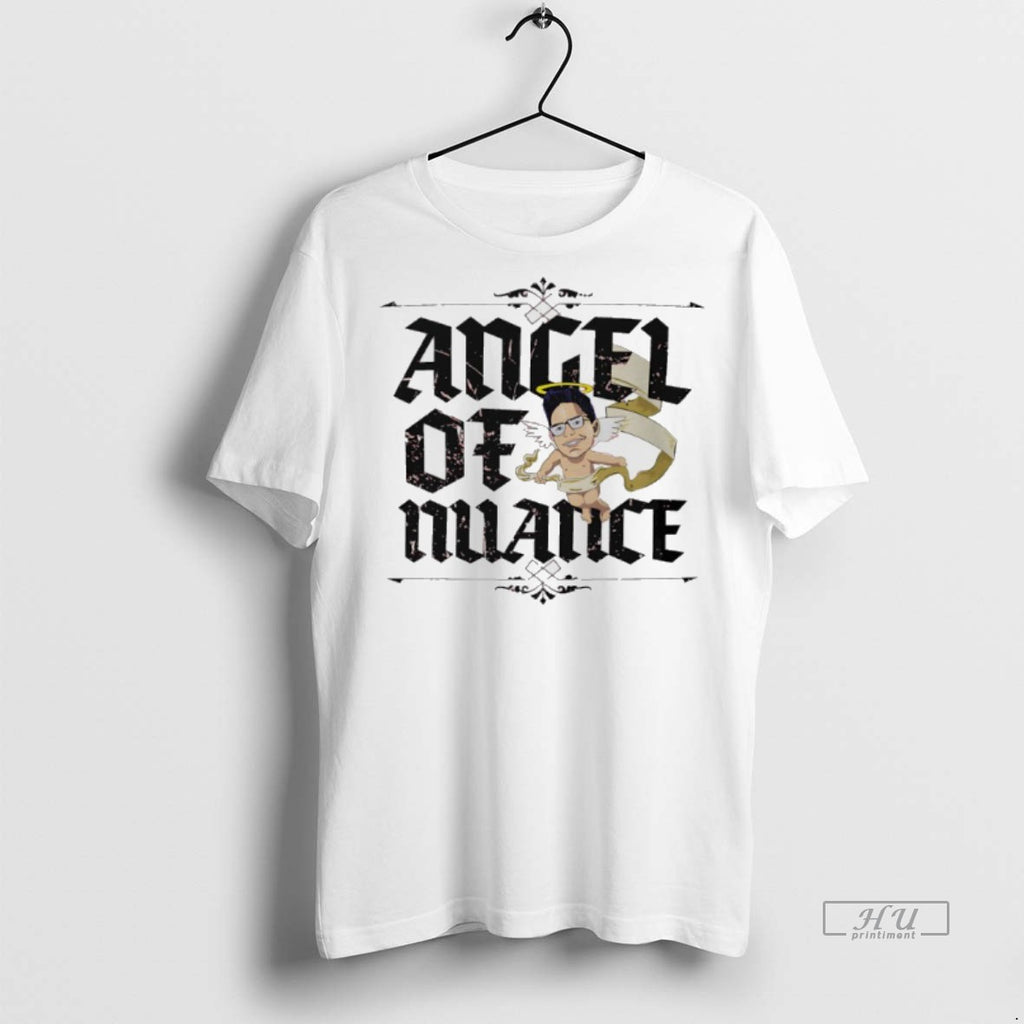 Officials Angel Of Nuance Calligraphy Graphic Tee Shirt Sweater
