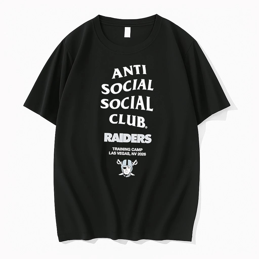 Officials Anti Social Social Club Las Vegas Raiders Training Camp 2026 Tee
