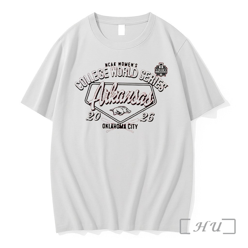 Officials Arkansas Razorbacks 2026 Womens College World Series Bound Classic Tee Premium T Shirts Sweater
