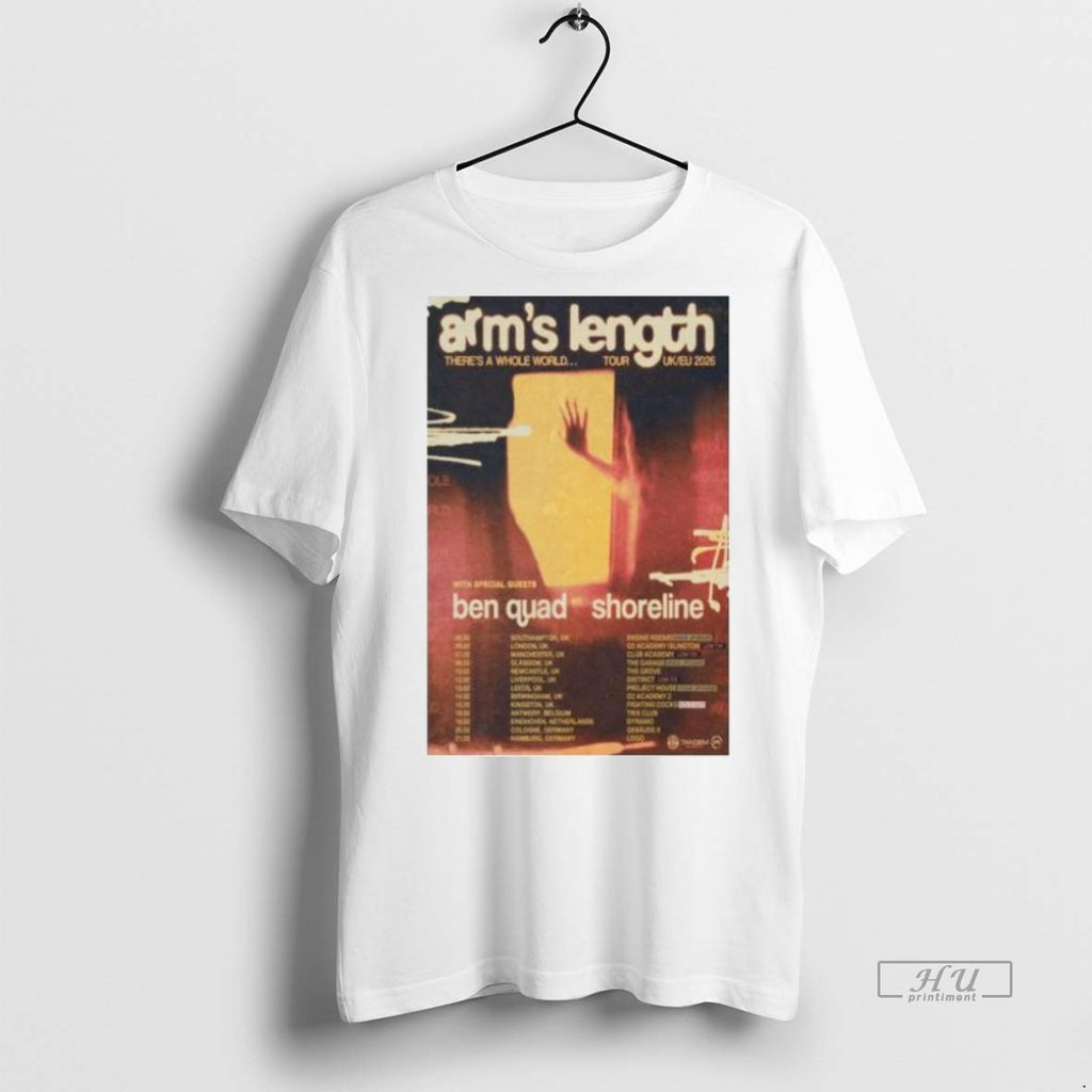 Officials Arms Length Theres A Whole World Tour Uk Eu 2026 Graphic Tee Shirt Sweater