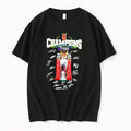 Officials Arsenal Fc Champions Premier League 2026 Trophy With Signature Tee Premium T Shirt