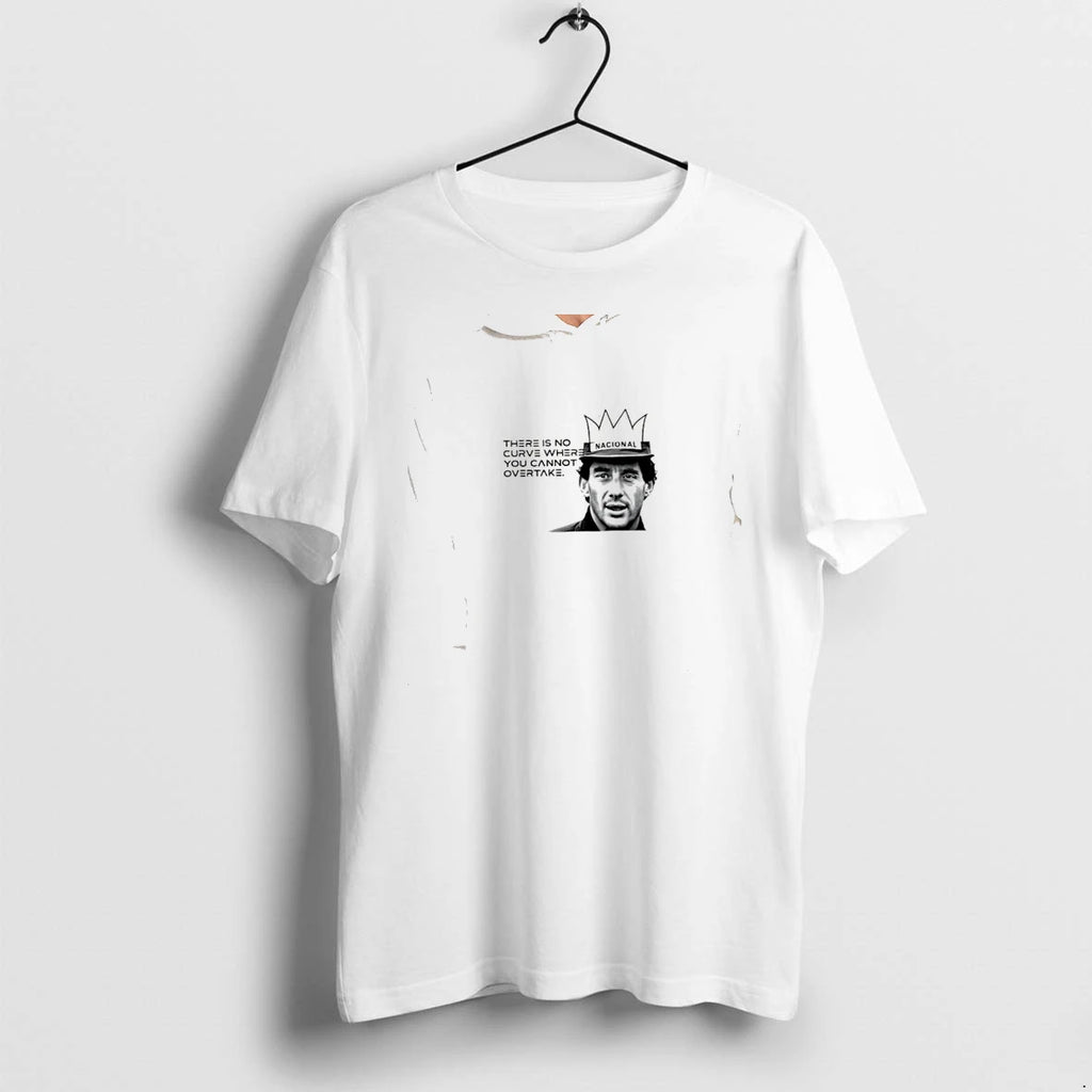 Officials Ayrton Senna There Is No Curve Where You Cannot Overtake Premium T Shirt