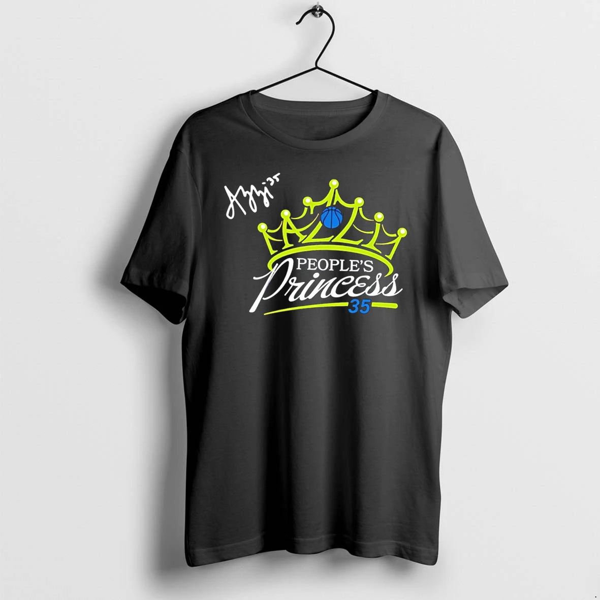 Officials Azzi Fudd Dallas Wings Peoples Princess Signature Tee Premium T Shirt