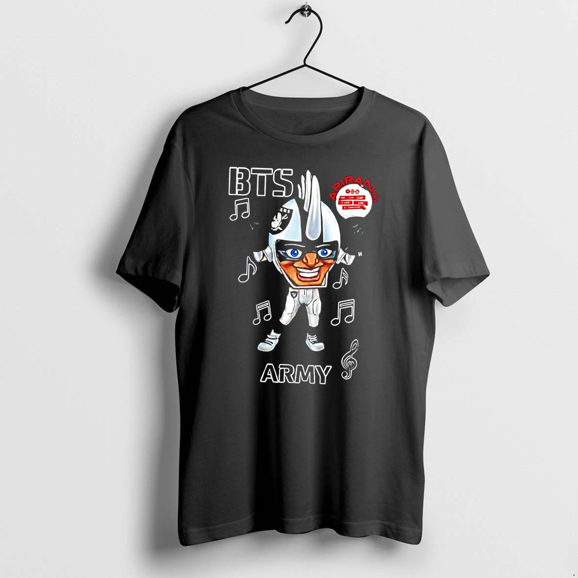 Officials Bts X Las Vegas Raiders World Tour Arirang 2026 Mascot Tee