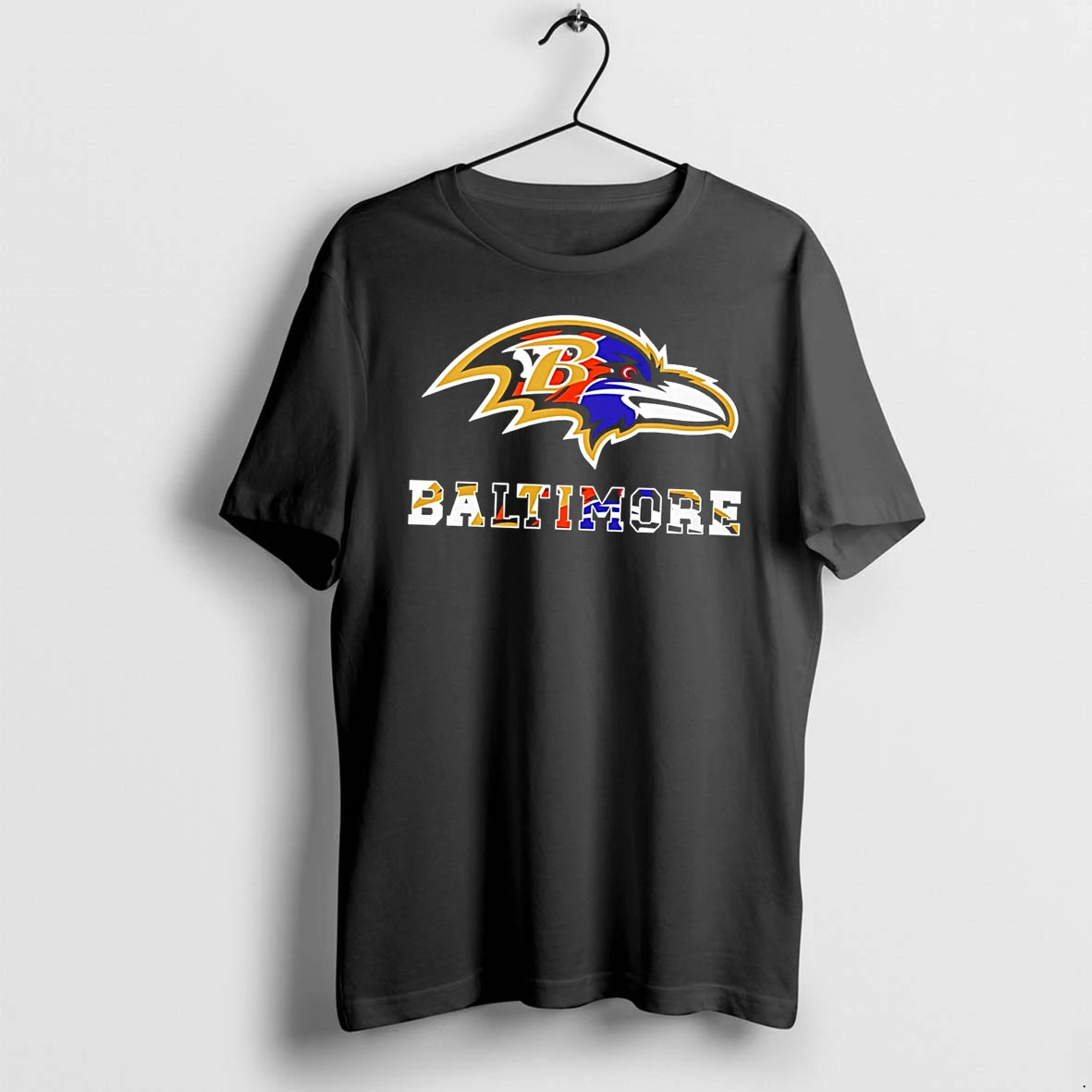 Officials Baltimore Ravens Logo Graphic Tee Premium T Shirt