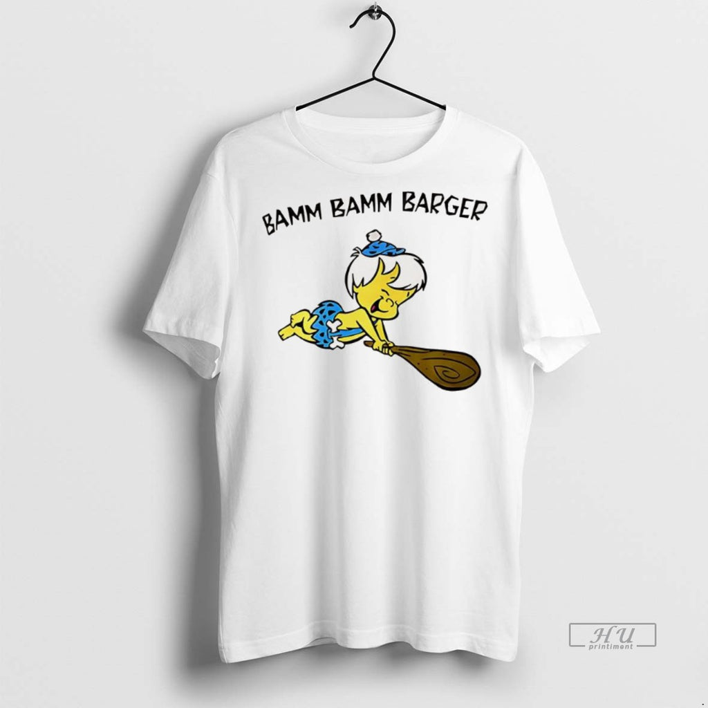 Officials Bamm Bamm Barger The Flintstones Cartoon Character Graphic Tee Shirt Sweater