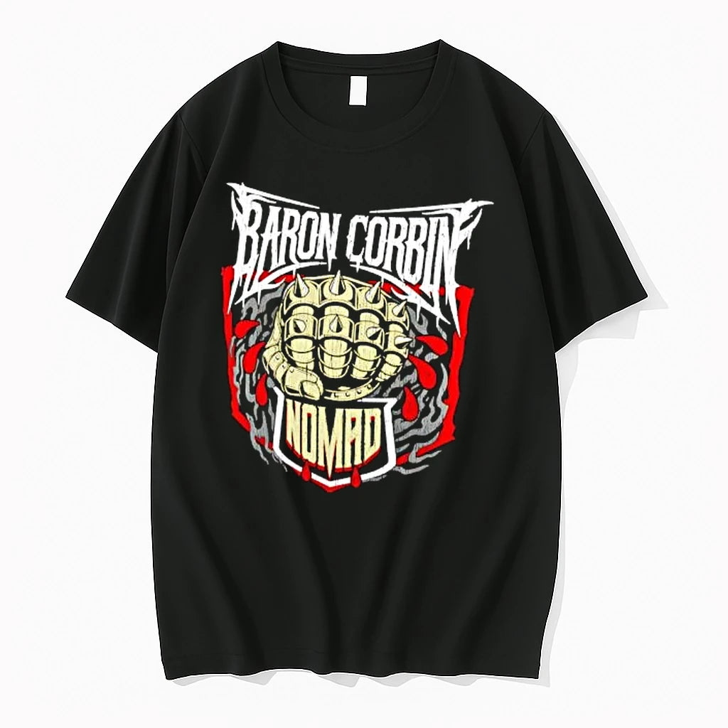 Officials Baron Corbin Nomad Distressed Wwe Wrestling Premium T Shirt