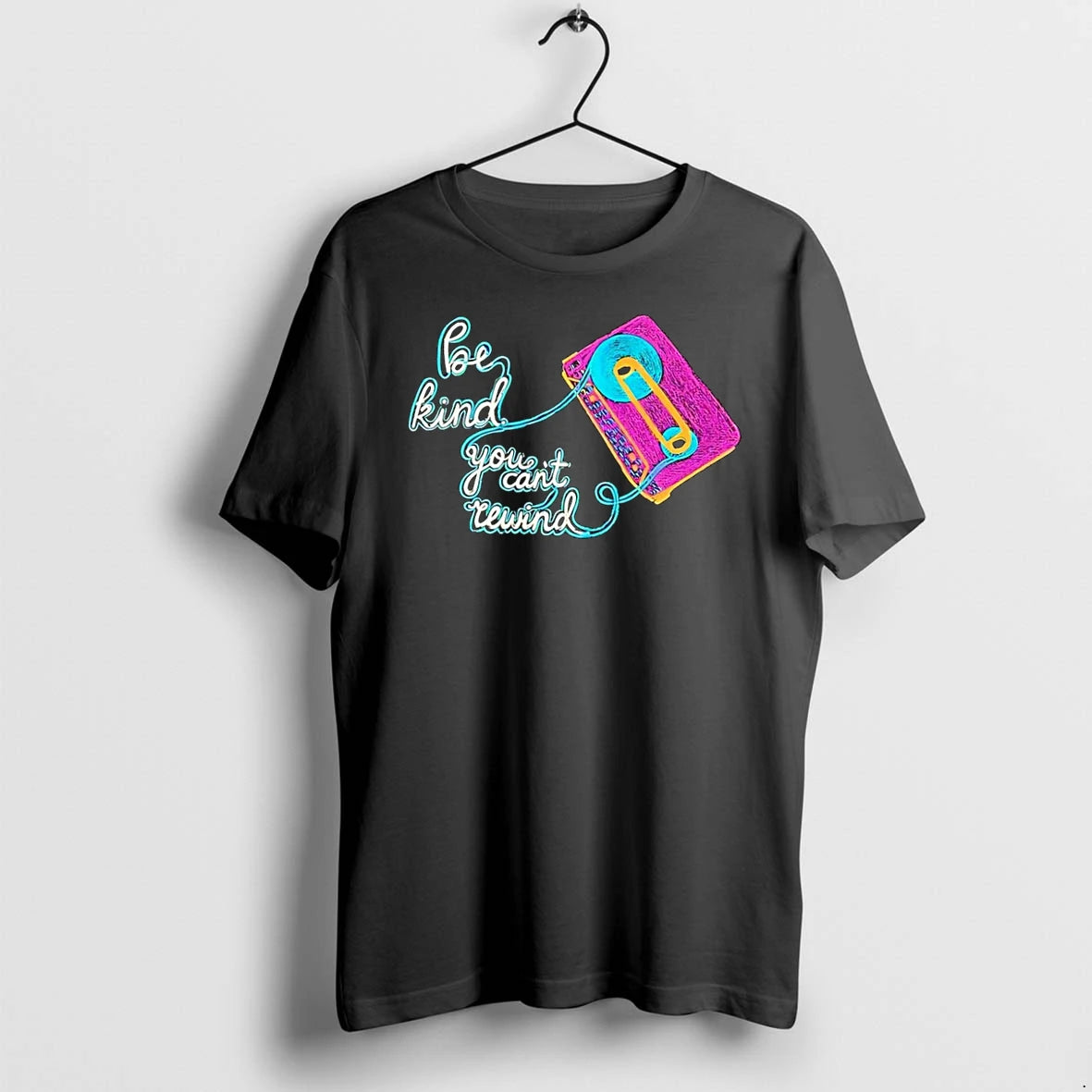 Officials Be Kind You Cant Rewind Vintage Cassette Tape Black Premium T Shirt