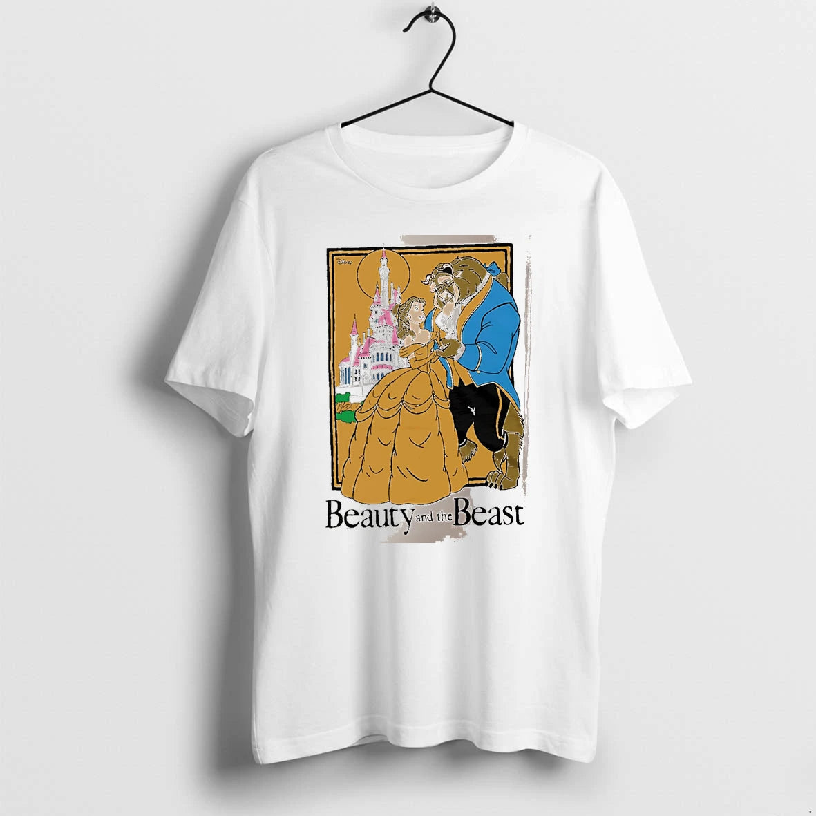 Officials Beauty And The Beast Belle And Beast White Premium T Shirt