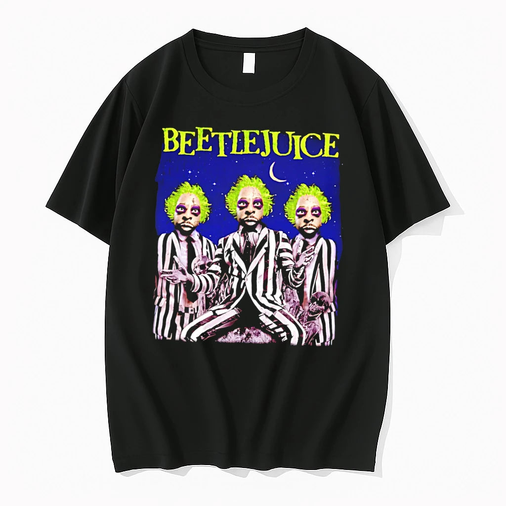 Officials Beetlejuice Bootleg Triple Graphic Tee Premium T Shirt