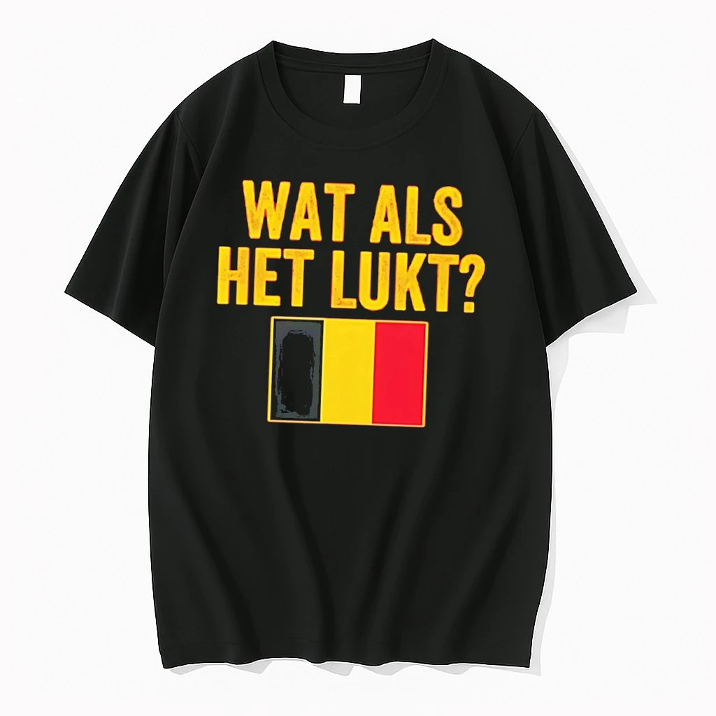 Officials Belgium Soccer Wat Als Het Lukt Tee Premium T Shirt