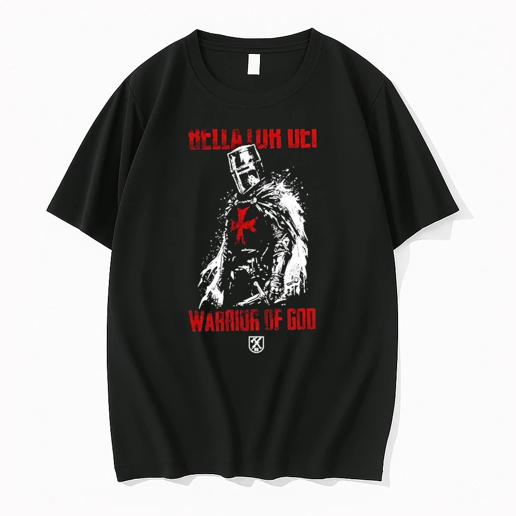 Officials Bellator Dei Warrior Of God Knight Templar Premium T Shirt